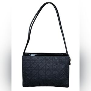Christian Dior Nylon Cannage Shoulder Bag